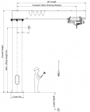 XCMG Factory Lifting Equipment Jib Crane Column Jib Crane Jib Crane (Floor Mounted) Price